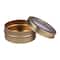 8 Packs: 20 ct. (160 total) 2.5" Gold Round Tin Favor Boxes by Celebrate It™